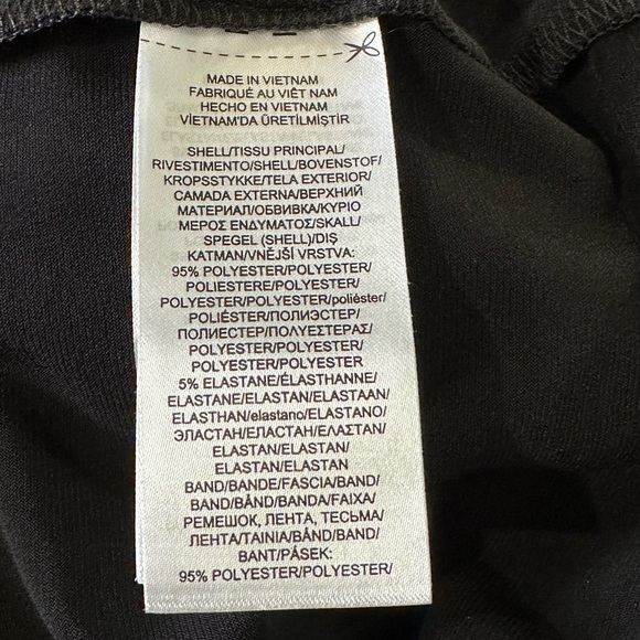 Ralph Lauren black Size 16 high low covering, white lining front to back - Picture 9 of 10